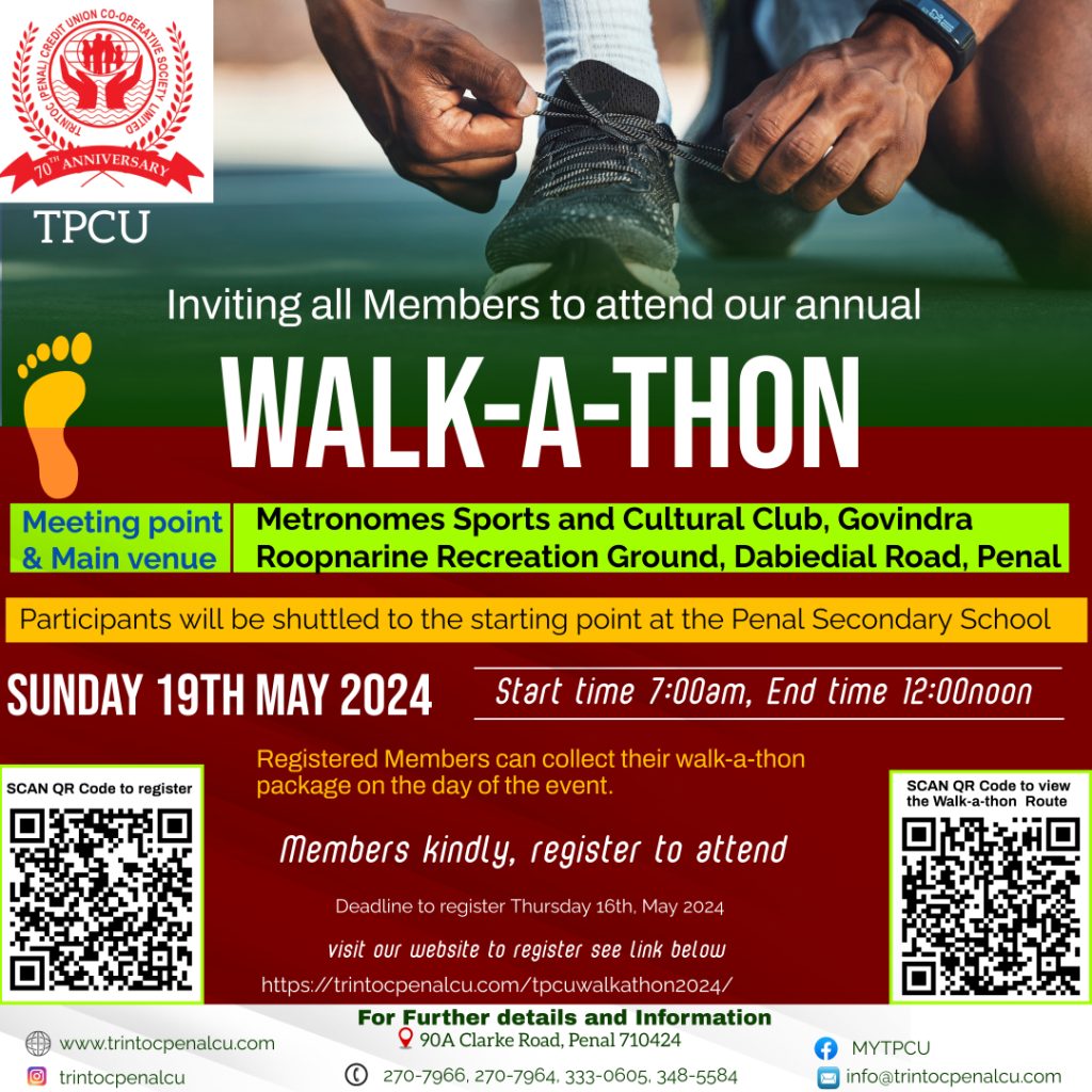 TPCU WalkaThon Trintoc (Penal) Credit Union